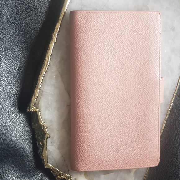 CHANEL PINK CAVIAR LONG WALLET VINTAGE | GOLD HARDWARE👛 - Picture 3 of 16